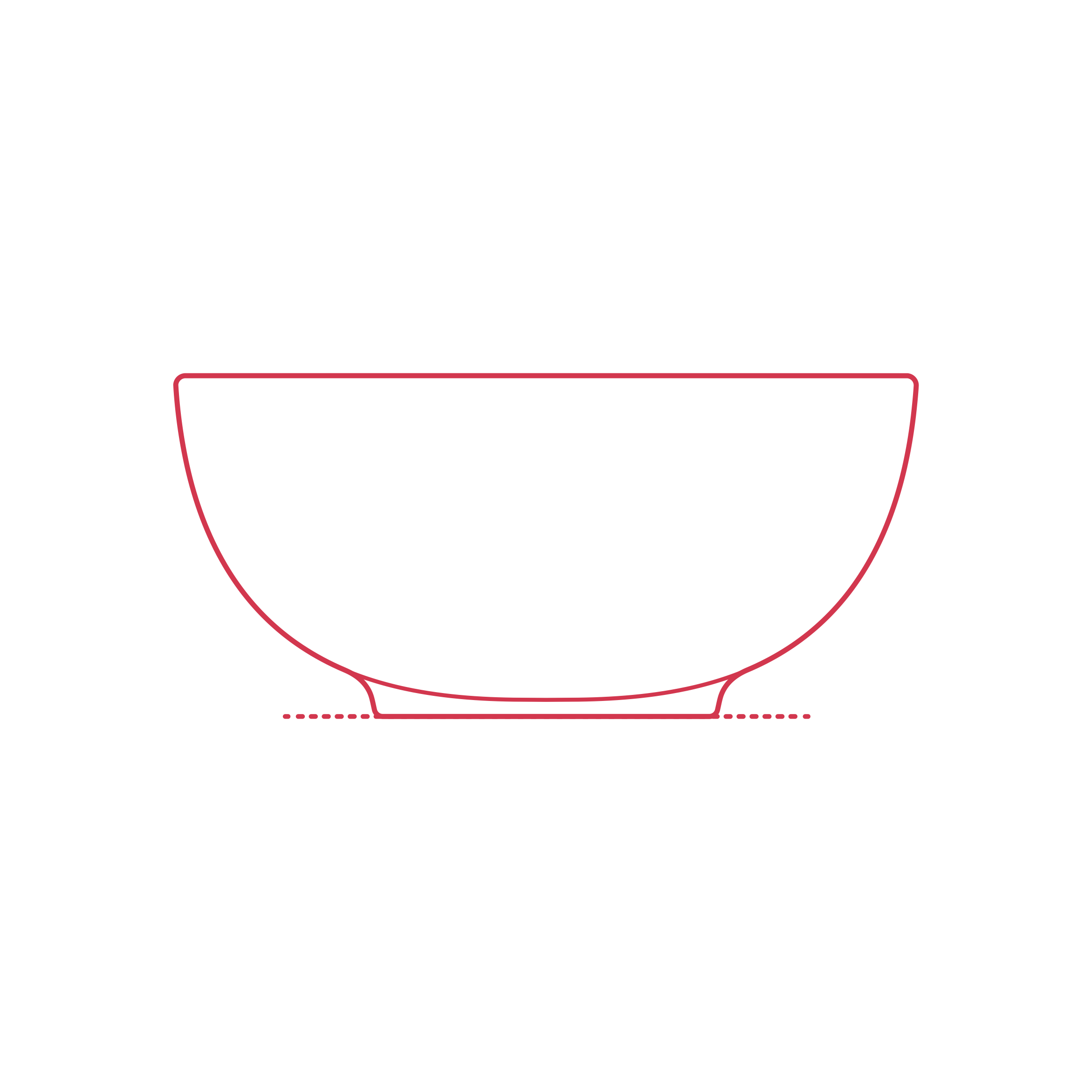 Objects Bowls Ikea 365 Bowl 6 Inch Vinyl Svg File Free Vectors